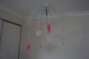 umbrella baby shower decoration