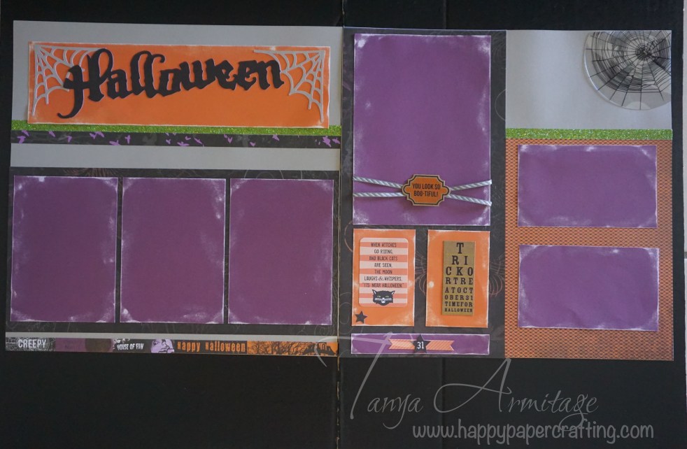 CTMH Nevermore double page spread