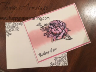 CTMH January 2016 SOTM card and envelope