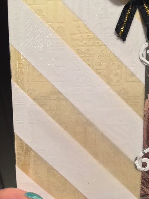 Clear heat embossed Vellum